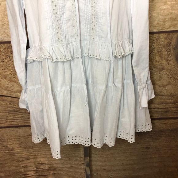 St.Roche Womens Small Dress Organic Cotton Tiered - Picture 3 of 8